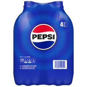 Pepsi 2L bottles, 4 pk.