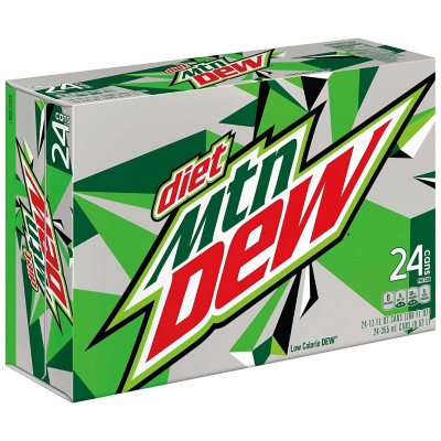 Mountain Dew Soda, 20 Fl Oz (Pack of 24)