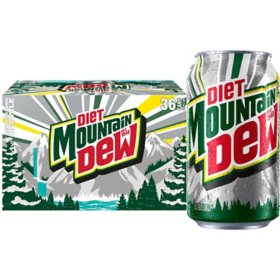 Diet Mountain Dew 12 fl. oz., 36 pk.