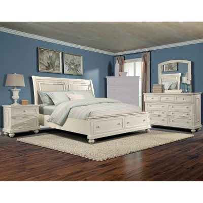 Wilmington Bedroom Set, White - dealepic
