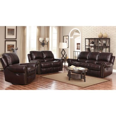 Sam's club store leather loveseat