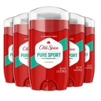 Old Spice High Endurance Deodorant for Men, Aluminum Free, 48 Hour Protection, Pure Sport (2.4 oz., 5 pk.)