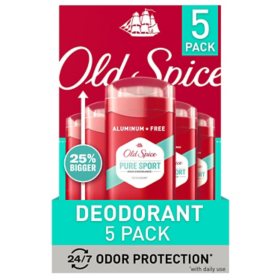 Old Spice High Endurance Deodorant, 48-Hr. Protection, Pure Sport, 3.0 oz., 5 pk.