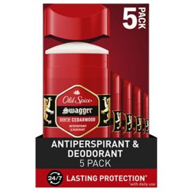 Old Spice Swagger Antiperspirant & Deodorant for Men 2.6 oz., 5 pk.