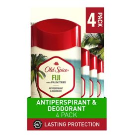 Old Spice Fiji with Palm Tree, Antiperspirant & Deodorant, 2.6 oz., 4 pk.