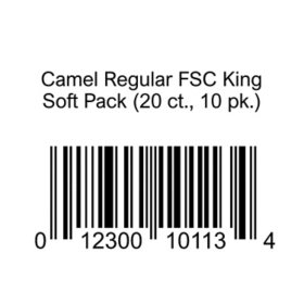 Camel Regular FSC King Soft Pack 20 ct., 10 pk.