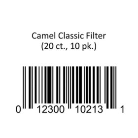 Camel Classic Filter 20 ct., 10 pk.