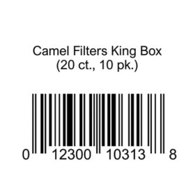 Camel Filters King Box 20 ct., 10 pk.