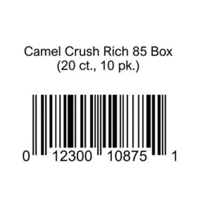 Camel Crush Rich 85 Box 20 ct., 10 pk.