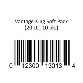 Vantage King Soft Pack 20 ct., 10 pk.