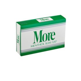 More Menthol Slim 120 Soft Pack 20 ct., 10 pk.