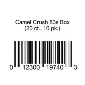 Camel Crush 83s Box (20 ct., 10 pk.)