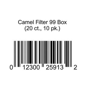 Camel Filter 99 Box 20 ct., 10 pk.