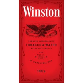 Winston Red 100s Box, 20 ct., 10 pk.