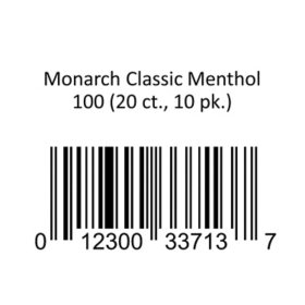 Monarch Classic Menthol 100 20 ct., 10 pk.