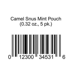 Camel Snus Mint Pouch 0.32 oz., 5 pk.