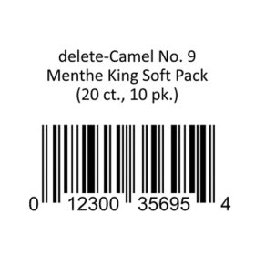 Camel No. 9 Menthe King Soft Pack (20 ct., 10 pk.)