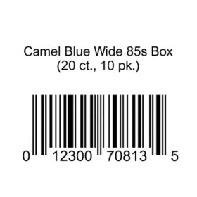 Camel Blue Wide 85s Box (20 ct., 10 pk.)