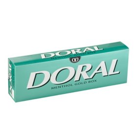 Doral Gold 85 Menthol Gold Box Cigarettes, 20 ct., 10 pk.