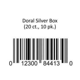 Doral Silver Box (20 ct., 10 pk.)