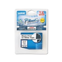 Brother P-Touch TZe241 Label Tape, 3/4", Black on White