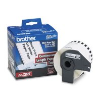 Brother - Continuous Paper Label Tape, 2.4" x 100' Roll - White