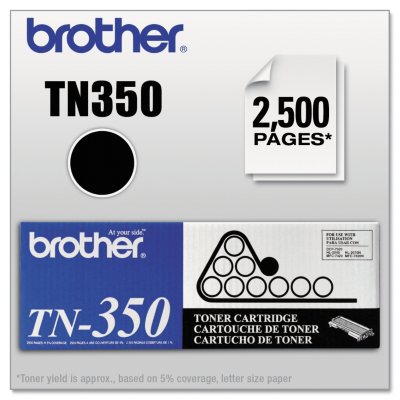 Black for sale online Brother TN350 2500 Pages Toner Cartridge 