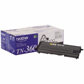 Brother TN360 Toner Cartridge, Black 2,600 Page Yield