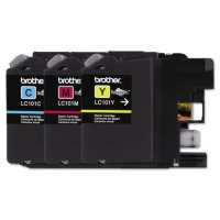 Brother LC1013PKS Ink, Cyan/Magenta/Yellow (300 page yield, 3 pk.)
