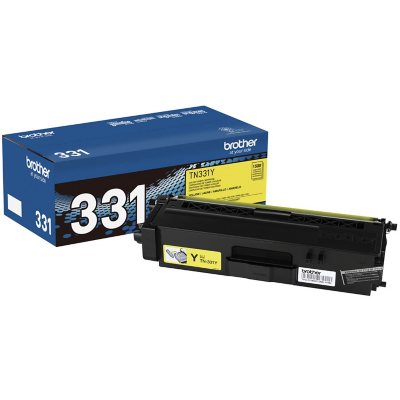 TN331Y Toner, 1,500 Page-Yield, Yellow TN331Y Toner, 1,500 Page-Yield, Yellow