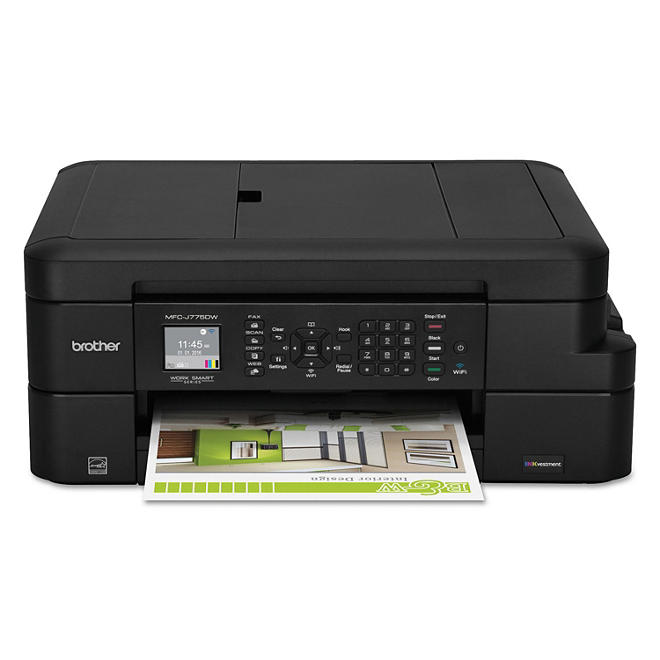 Brother MFC-J775DW All-In-One Inkjet Printer, Copy/Fax/Print/Scan