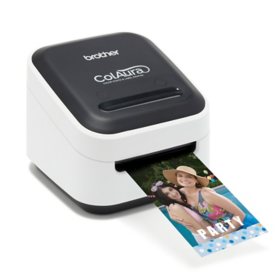Brother VC 500W Wireless Ink Free Label Printer, Variable Lines, 4.4 x 4.6 x 3.8