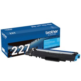 Brother TN227C High-Yield Toner, 2300 Page-Yield, Cyan