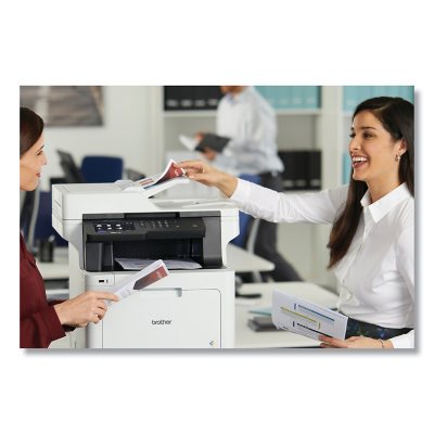 Brother MFC‐L8905CDW Business Color Laser All‐in‐One Printer, 7”  Touchscreen Display, Duplex Print/Scan, Wireless