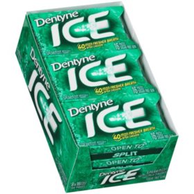 Dentyne Ice Spearmint Sugar Free Gum, 16 pcs., 9 pk.