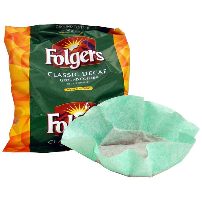 Folgers Classic Decaf Coffee Filter Packs (.9 oz. pk., 40 ct.)
