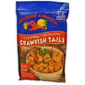 Riceland Crawfish Cleaned Louisiana Crawfish Tails, Frozen, 1 lb.