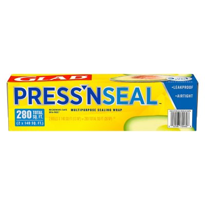 Glad Press''n Seal Food Plastic Wrap - 70 sq ft Roll' 