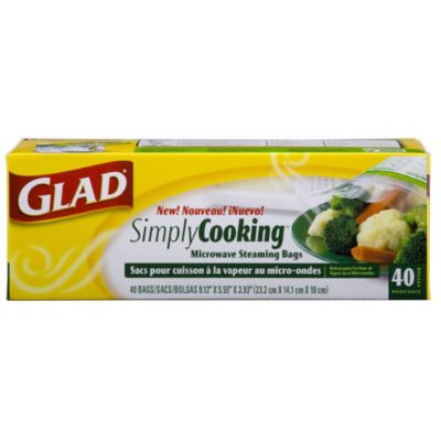 Glad® Simply Cooking Steaming Bag - 40ct - Sam's Club