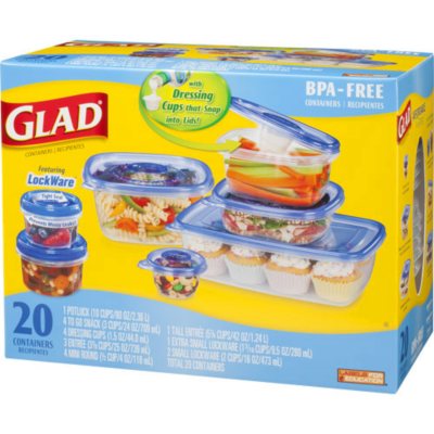 Glad for Kids GladWare Variety Pack 26ct Back to School Pattern Food  Storage Containers with Lids | …See more Glad for Kids GladWare Variety  Pack 26ct