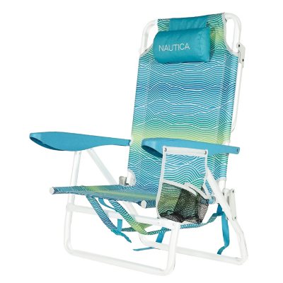 Nautica Beach Chair with Cooler 2 Pack Assorted Colors Sam s Club