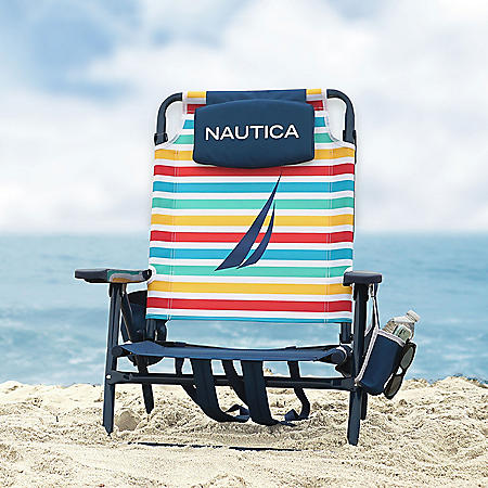 Nautica Beach Chair 2-Pack, Rainbow - Sam's Club