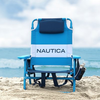 Nautica Beach Chair 2-Pack, Blue Tonal - Sam's Club