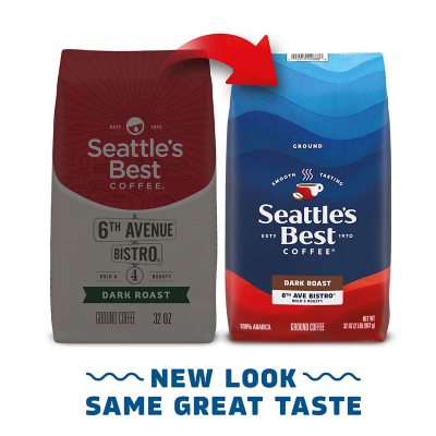 Seattle s Best Coffee 6th Avenue Bistro Ground Coffee 32 oz