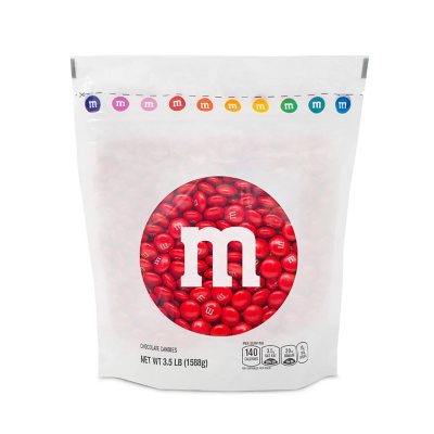 M&M'S Milk Chocolate Candy Family Size Resealable Bulk Candy Bag