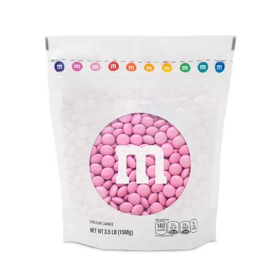 M&M'S Milk Chocolate Pink Candy, Bulk Candy in Resealable Pack (3.5 lbs.) -  Sam's Club