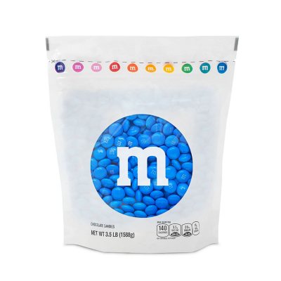 M&M'S Milk Chocolate Blue Bulk Candy in Resealable Pack (3.5 lbs.) - Sam's  Club