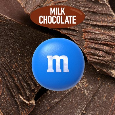M&M'S Milk Chocolate Blue Bulk Candy in Resealable Pack (3.5 lbs