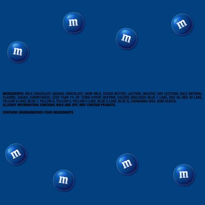 M&M'S Milk Chocolate Dark Blue Bulk Candy in Resealable Pack (3.5 lbs.) -  Sam's Club