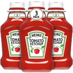 Heinz Original Tomato Ketchup Bottles, 44 oz., 3 pk.